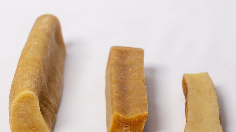 yak milk hard cheese chew for dogs