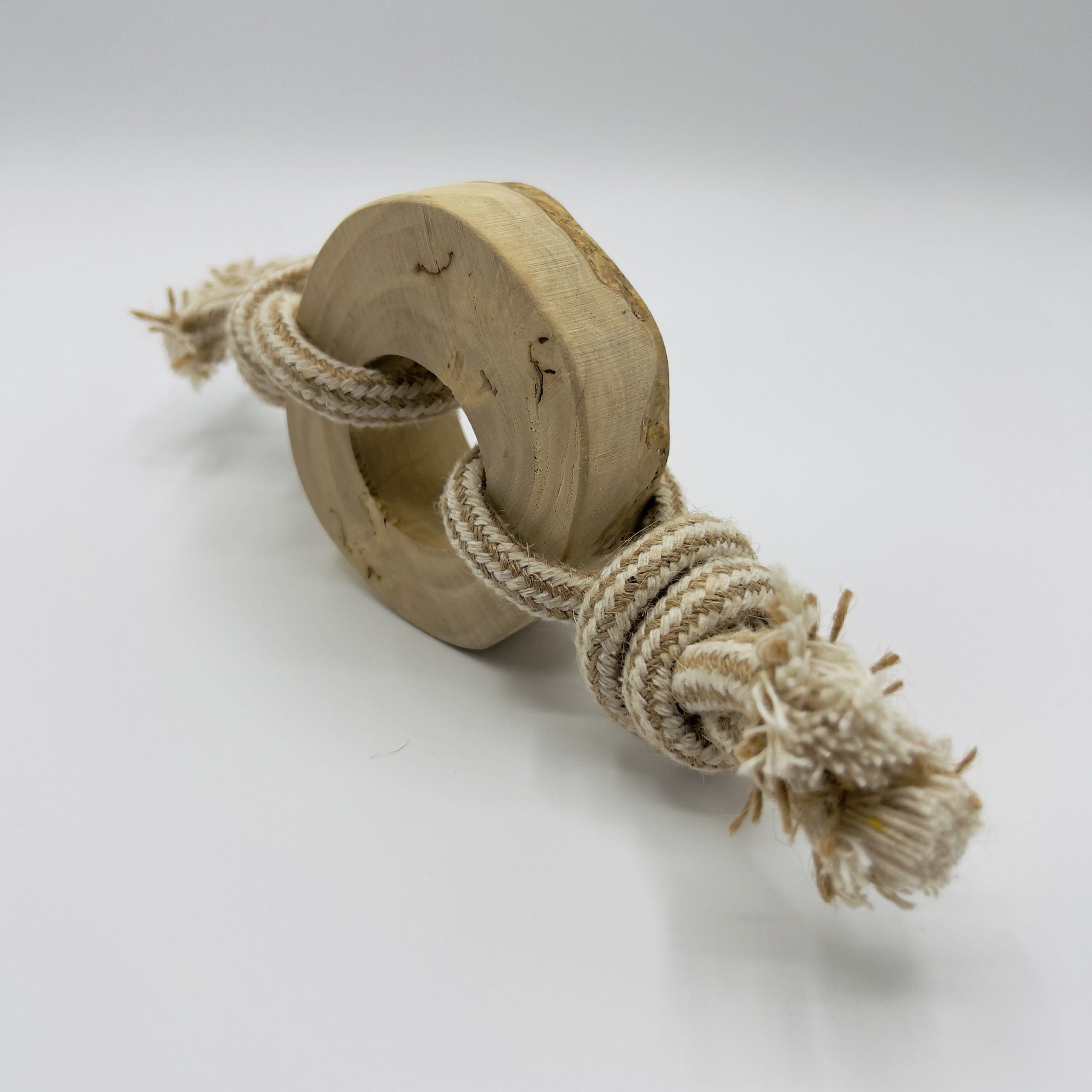 Coffee Wood Chew Ring Toy image 3