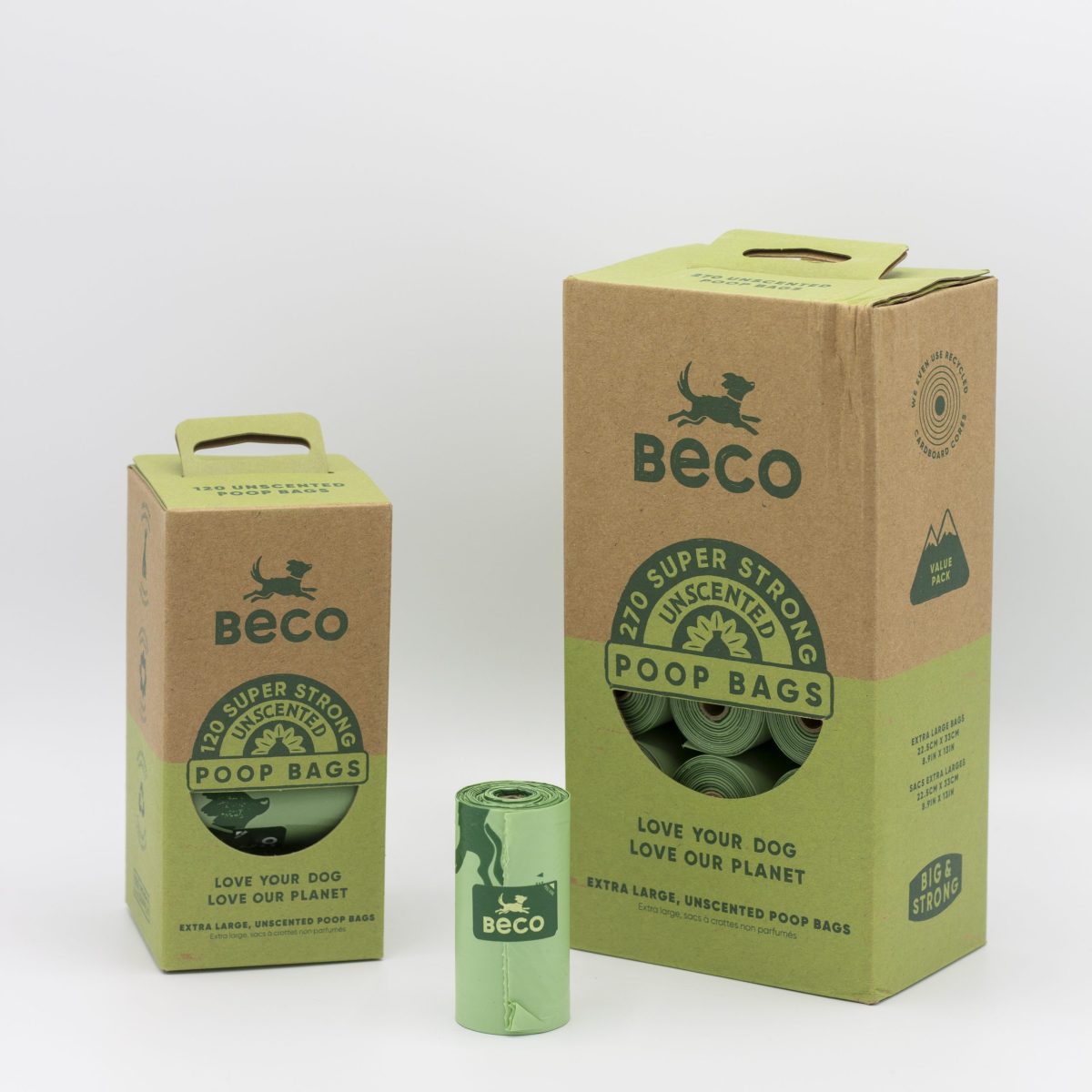 Unscented Degradable Poop Bags image 0