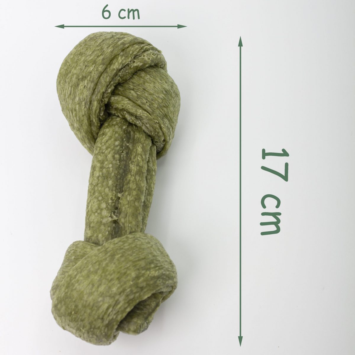 Green Puffed Knotted Bone image 3