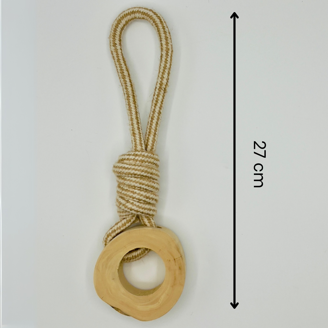 Coffee Wood Chew N Tug Toy image 4