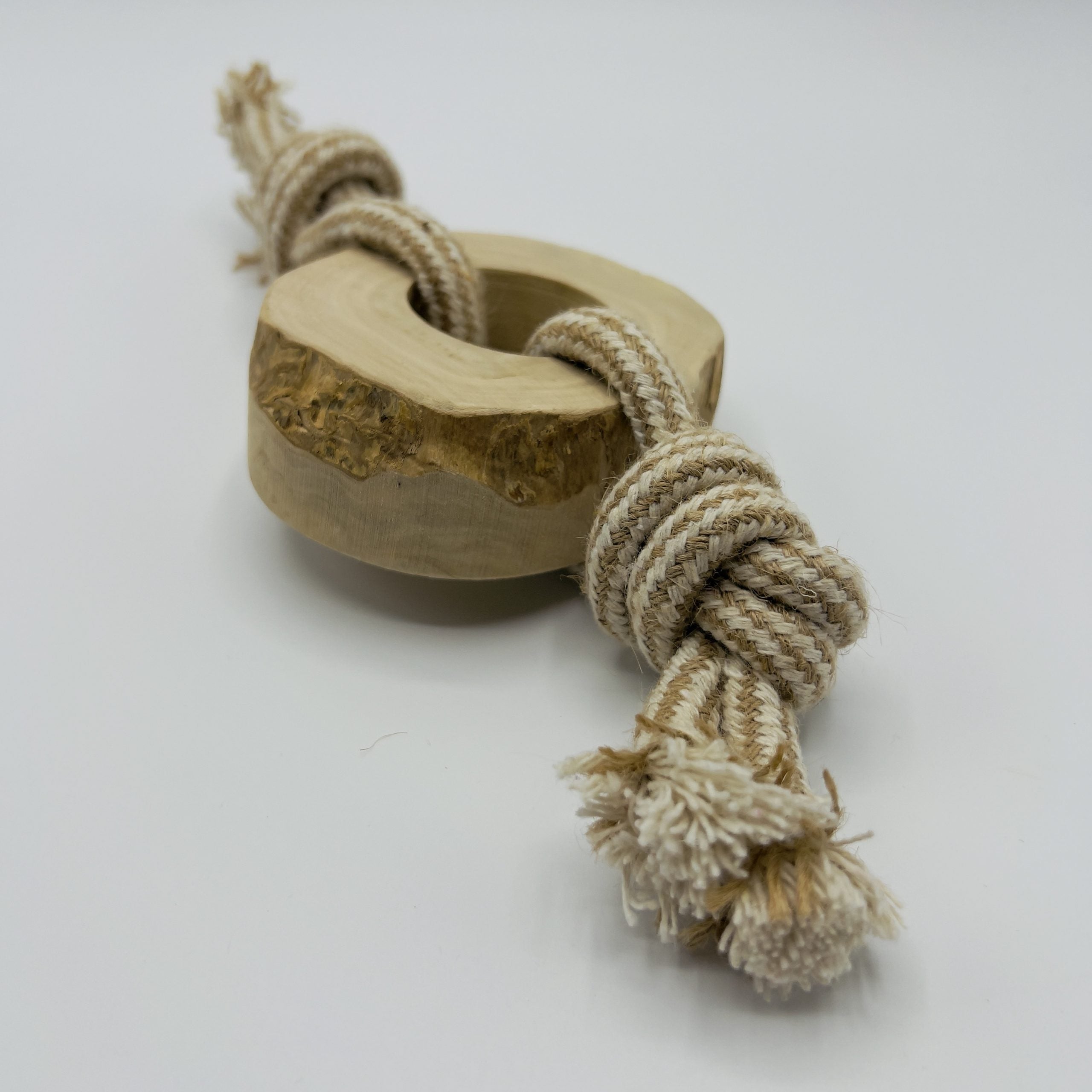 Coffee Wood Chew Ring Toy image 2