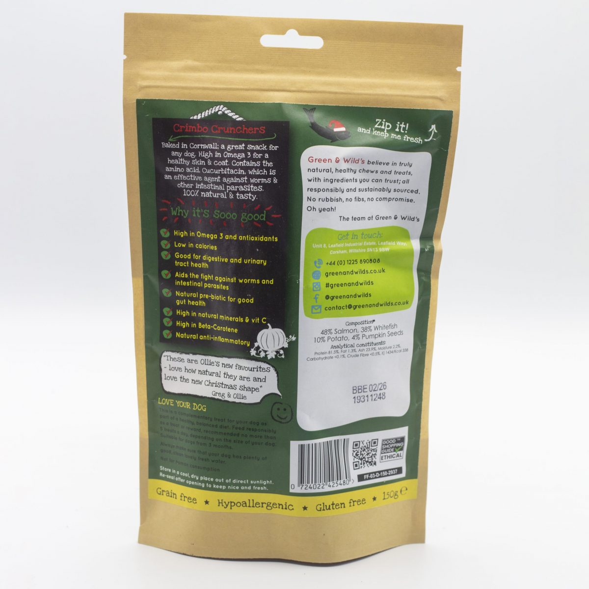 Crimbo Crunchers with Salmon and Pumpkin Seeds image 2