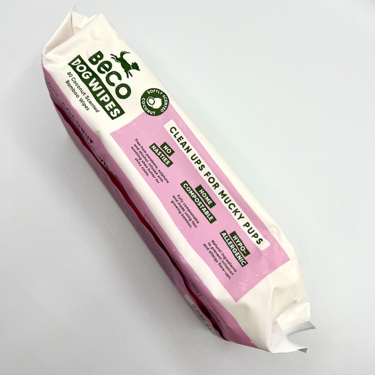 Bamboo Dog Wipes - Coconut Scented image 3