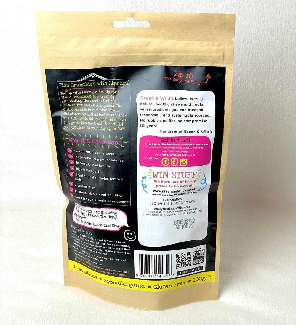 Fish Crunchies with Charcoal image 2