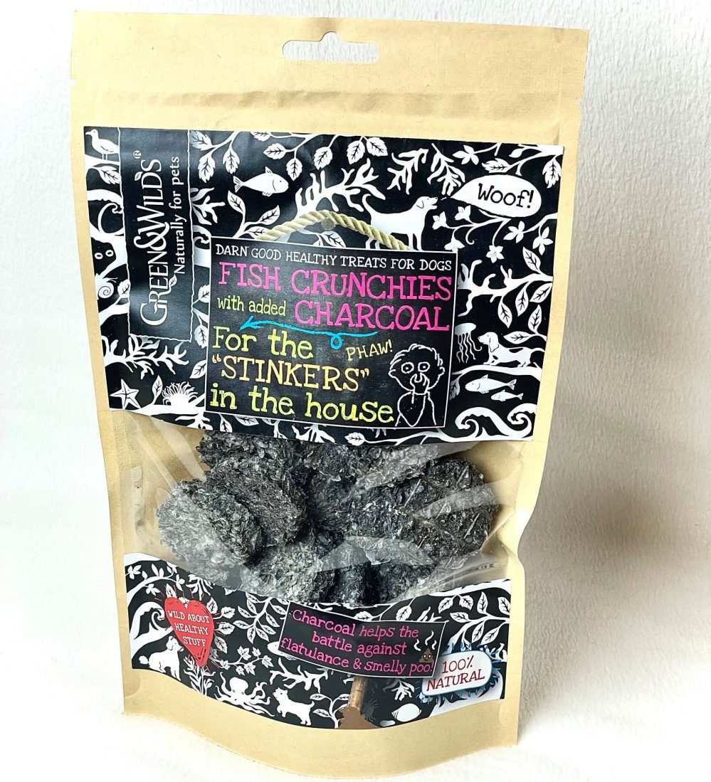 Fish Crunchies with Charcoal image 0