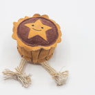 Christmas dog toy the shape of a mince pie