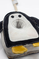 Penguin-shaped horse and dog toy with a rope from Green and Wilds