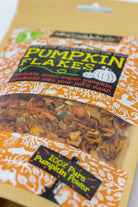 Package of Green & Wilds Pumpkin Flakes dog food supplement