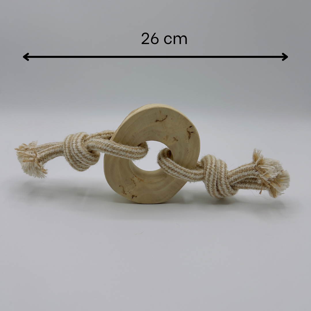 Coffee Wood Chew Ring Toy image 4